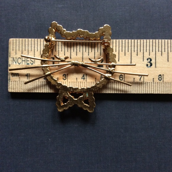 Sweet Jewelled Cat Brooch.😺 - Picture 5 of 9